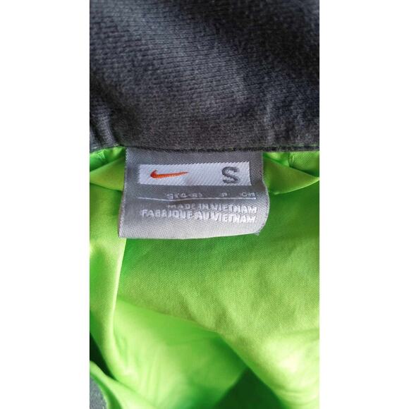 Nike Running Windbreaker Jacket Womens SZ Small Reflective Lime Neon Green - Picture 8 of 10